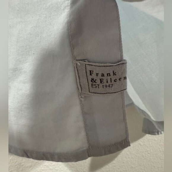 Frank & Eileen 100% Cotton Barry Button Down Light Blue Long Sleeve Top Size XS - Picture 7 of 13